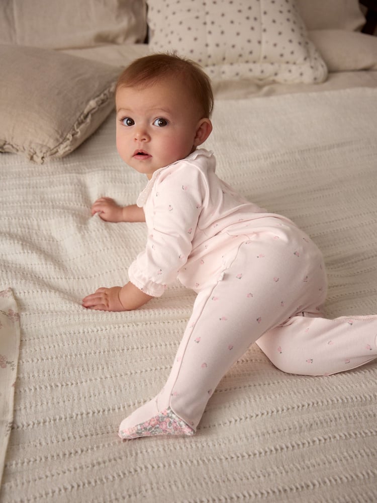Pink Mummy Baby Family 100% Cotton Sleepsuit (0-2yrs) - Image 2 of 12