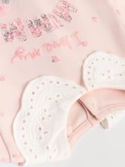Pink Mummy Baby Family 100% Cotton Sleepsuit (0-2yrs) - Image 8 of 12
