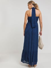 Simply Be Navy Multiway Jacquard Dress - Image 2 of 4