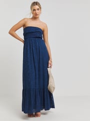 Simply Be Navy Multiway Jacquard Dress - Image 3 of 4