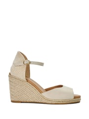 Dune London Pink Koto Diamanté Detail Espadrilles - Image 3 of 7