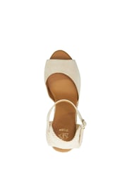 Dune London Pink Koto Diamanté Detail Espadrilles - Image 6 of 7