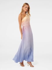 Forever New Cream Paula Pleated One Shoulder Maxi Dress - Image 3 of 4