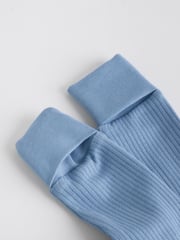 Blue Baby Two Way Zip Footless 100% Cotton Sleepsuits 3 Pack (0mths-3yrs) - Image 13 of 14