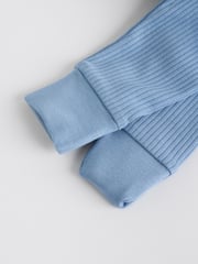 Blue Baby Two Way Zip Footless 100% Cotton Sleepsuits 3 Pack (0mths-3yrs) - Image 14 of 14