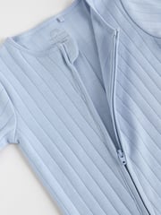 Green/Orange Rib Baby Footless Sleepsuits 3 Pack (0mths-3yrs) - Image 9 of 12