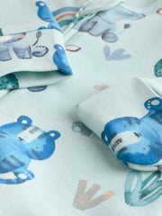 Blue Two Way Zip Baby Sleepsuits 3 Pack (0mths-2yrs) - Image 11 of 11