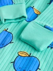 Bright Veg Baby Two Way Zip Footless 100% Cotton Sleepsuits 3 Pack (0mths-3yrs) - Image 10 of 15