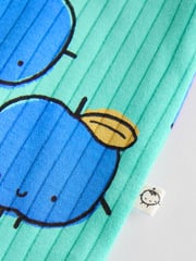 Bright Veg Baby Two Way Zip Footless 100% Cotton Sleepsuits 3 Pack (0mths-3yrs) - Image 11 of 15