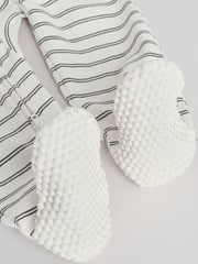 White/Black Two Way Zip Baby Sleepsuits 4 Pack (0mths-2yrs) (0mths-2yrs) - Image 11 of 14