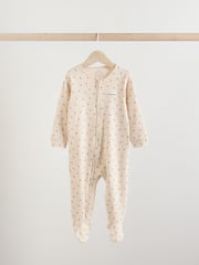 White/Black Two Way Zip Baby Sleepsuits 4 Pack (0mths-2yrs) (0mths-2yrs) - Image 6 of 14