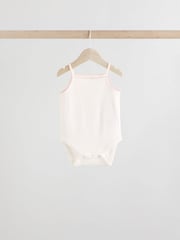 Blue Floral Baby Strappy Vest Bodysuits 5 Pack - Image 8 of 13