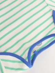 Multi Bright Stripe Short Sleeve Bodysuits 5 Pack - Image 11 of 13