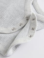 Monochrome Baby Long Sleeve Bodysuits 3 Pack - Image 10 of 11