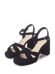 Moda in Pelle Marli Cross Over Block Heel Platform Sandals - Image 2 of 4