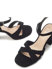 Moda in Pelle Marli Cross Over Block Heel Platform Sandals - Image 4 of 4