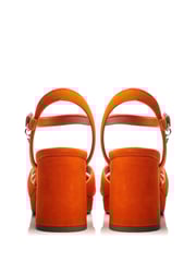 Moda in Pelle Marli Cross Over Block Heel Platform Sandals - Image 3 of 4