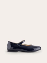 Boden Blue Leather Mary Janes - Image 1 of 3