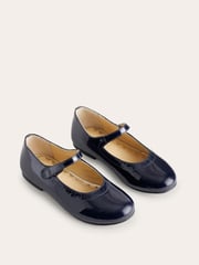Boden Blue Leather Mary Janes - Image 2 of 3