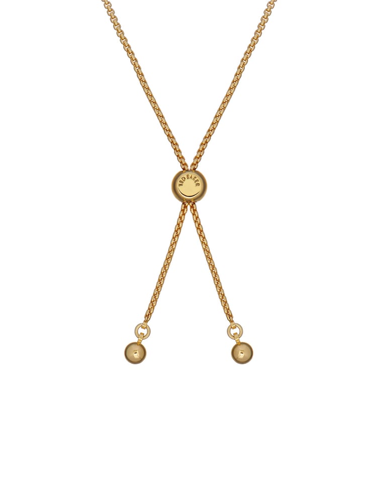 Ted Baker Gold Tone PETIAL: Painted Flower Adjustable Bracelet - Image 2 of 4