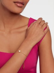 Ted Baker Gold Tone PETIAL: Painted Flower Adjustable Bracelet - Image 4 of 4