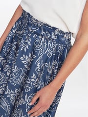Gina Bacconi Blue Dakota Satin Elastic Waist Skirt - Image 4 of 6