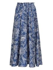 Gina Bacconi Blue Dakota Satin Elastic Waist Skirt - Image 6 of 6