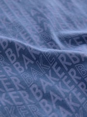Baker by Ted Baker Blue/Green Long Sleeve 100% Cotton Pyjamas 2 Pack - Image 7 of 7