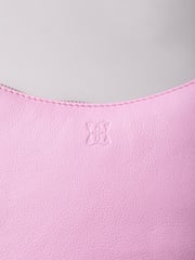 Lakeland Leather Pink Coniston Crescent Cross-Body Bag - Image 3 of 6