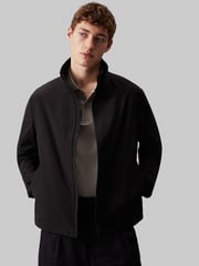 Calvin Klein Black Refined Technical Jacket - Image 1 of 4