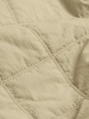 Calvin Klein Jeans Cream Grid Quilted Short Jacket - Image 5 of 5