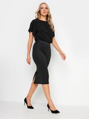 Long Tall Sally Black Scuba Dress - Image 1 of 5