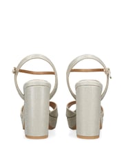 KG Kurt Geiger Silver Florence Sandals - Image 4 of 5