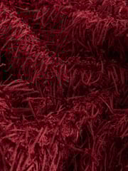 Red Short Sleeve Fluffy Top - Image 7 of 8