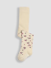 JoJo Maman Bébé Pastel Pink 2-Pack Cotton Rich Tights - Image 2 of 9