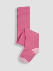 JoJo Maman Bébé Pink Cotton Rich Unicorn Tights 2 Pack - Image 4 of 4