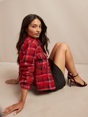 Burgundy Forever Comfort® Simple Sandals - Image 1 of 7