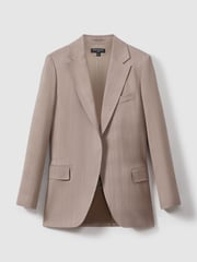 Reiss Pink Rosa Atelier Tailored Double Breasted Suit Blazer - Image 2 of 7