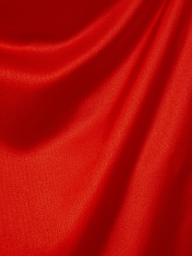 Reiss Orange Lilah Satin Cowl Neck Maxi Dress - Image 6 of 6