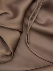 Reiss Mink Lilah Satin Cowl Neck Maxi Dress - Image 5 of 5