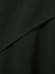 Reiss Green Rene Hybrid Knit Midi Dress - Image 5 of 5