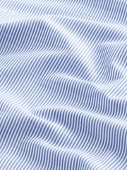 Blue Stripe Slim Fit Shirt And Tie Set - Image 8 of 8