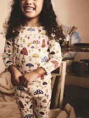 Cath Kidston Navy Floral Long Sleeve Ribbed T-Shirts 3 Pack (3mths-7yrs) - Image 2 of 10