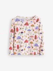 Cath Kidston Navy Floral Long Sleeve Ribbed T-Shirts 3 Pack (3mths-7yrs) - Image 6 of 10