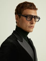 Reiss Black Club Velvet Double-Breasted Tuxedo Jacket - Image 5 of 8