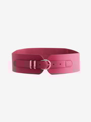 Raspberry Pink PU Corset Belt - Image 1 of 3