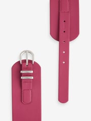 Raspberry Pink PU Corset Belt - Image 2 of 3