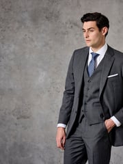 Skopes Grey Farnham Single Breasted Suit: Waistcoat - Image 1 of 5