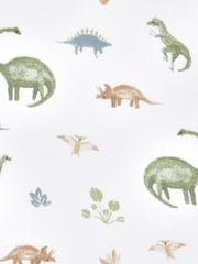 aden + anais Green Essentials 100% Cotton Blanket Dino Jungle Muslins 4 Pack - Image 7 of 8