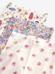 Cath Kidston Navy Floral Leggings 3 Pack (3mths-7yrs) - Image 7 of 8
